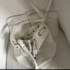 Armani exchange bucket bag.